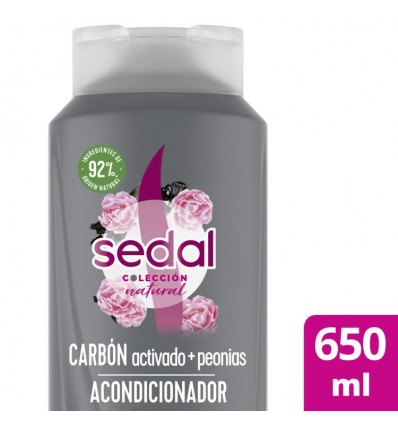 SEDAL ACONDICIONADOR 650 ML CARBON Y PEONIAS IA 