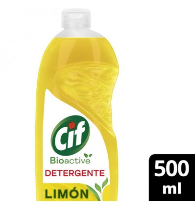 CIF DETERGENTE BIOACTIVE LIMON 500 ML