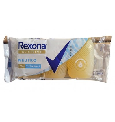 REXONA JABON GLICERINA VIT E NEUTRO 3X90 GRS