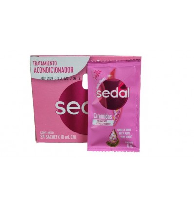 SEDAL ACONDICIONADOR SACHET 24X10 ML CERAMIDAS HID. 