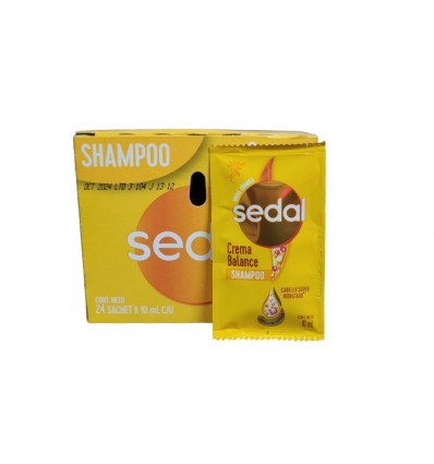 SEDAL SHAMPOO SACHET 24X10 ML CR BALANCE HIDRATANTE 