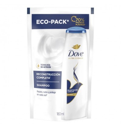 DOVE SHAMPOO 180 ml Reconstruccion COMPLETA