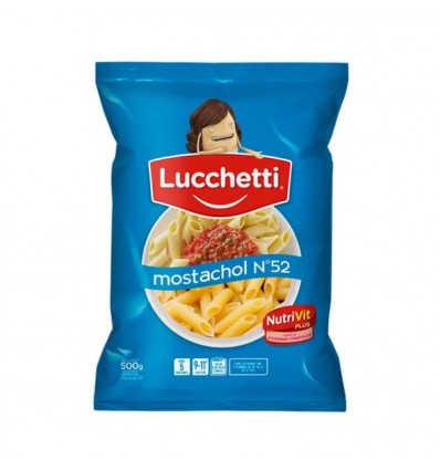 FIDEO LUCCHETTI 500 GRS MOSTACHOL
