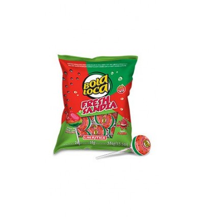 CHUPETIN BOLA LOCA SANDIA FRESH *24U S/TACC