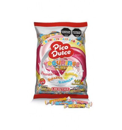 CARAMELO MASTICABLE PICO DULCE YOGURINES 500 GRS SIN TACC