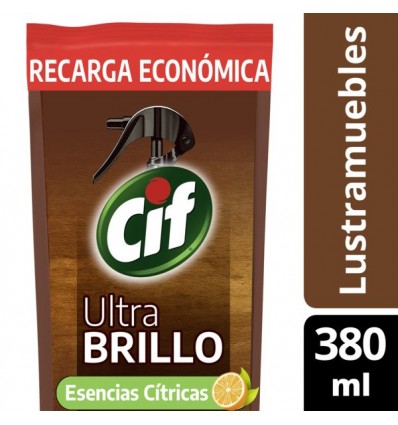 CIF LUSTRA MUEBLES CITRICO DOY PACK 380 ML