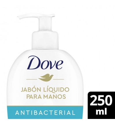 DOVE JABON LIQUIDO P/MANOS 250 ML ANTIBACTERIAL 