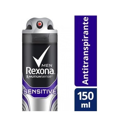 REXONA MEN DESODORANTE SENSITIVE AEROSOL 89GRS