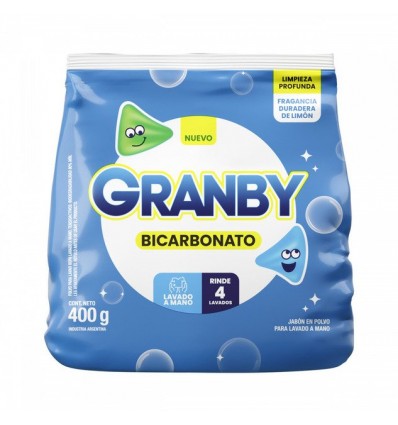 GRANBY JABON POLVO LAV A MANO LIMON 400 GRS