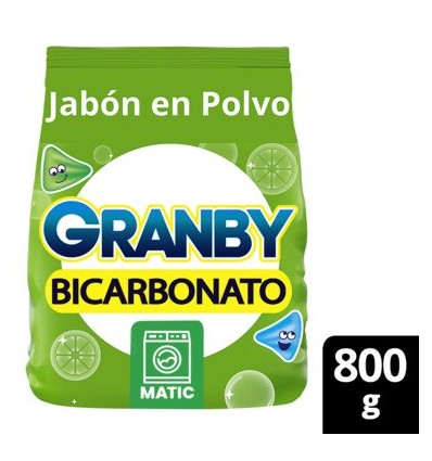 GRANBY JABON POLVOV ROPA BE LIMON 800 GRS