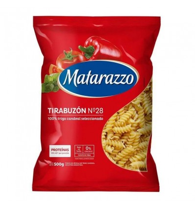 FIDEO MATARAZZO 500 GRS TIRABUZON N 28