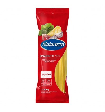 FIDEO MATARAZZO 500 GRS SPAGHETTI