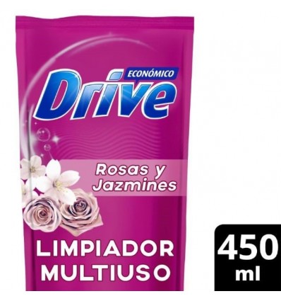DRIVE LIMPIADOR MULTIUSO ROSAS Y JAZMINES DP 450 ML