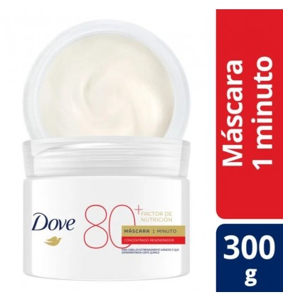 DOVE MASCARA 1 MINUTO 300 GRS REGENERACION EXTREMA 