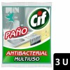 CIF PAÑO MULTIUSO ANTIBACTERIAL X 3 UNID