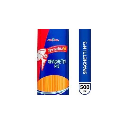FIDEO TERRABUSI 500 GRS SPAGHETTI Nº 3