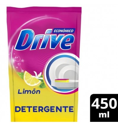 DRIVE LAVA VAJILLA LIMON ECO DP 450 ML