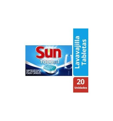SUN TABLETAS P/MAQUNA LAVA VAJILLA 3EN1