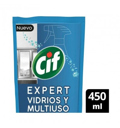 CIF EXPERT VIDRIOS Y MULTIUSO DP 450 ML 