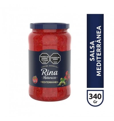 SALSA RINA MATARAZZO MEDITERRANEA FCO. 340 GRS.