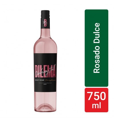 VINO DILEMA ROSADO DULCE 750 ML. CADENAS