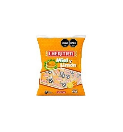 CARAMELO DURO LHERITIER MIEL Y LIMON 600 GRS