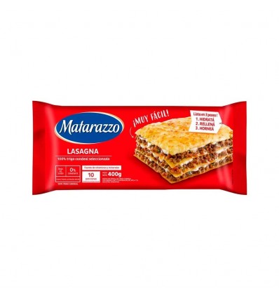 LASAGNA MATARAZZO 400 GRS FORTIFICADA