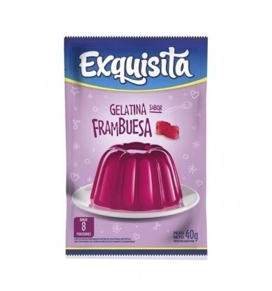 GELATINA EXQUISITA FRAMBUESA 40 GRS