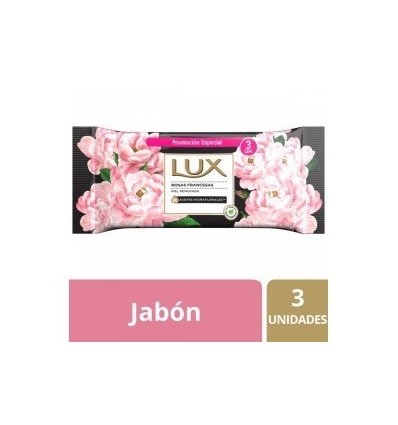 JABON LUX ROSAS FRANCESAS 3X120G