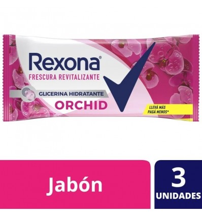 JABON REXONA NUTRIT ORCHID 3X120G