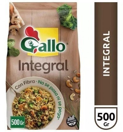 ARROZ GALLO INTEGRAL SELECCION 500G