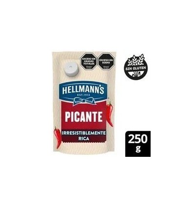 HELLMANN'S ADEREZO PICANTE DP 250 GRS