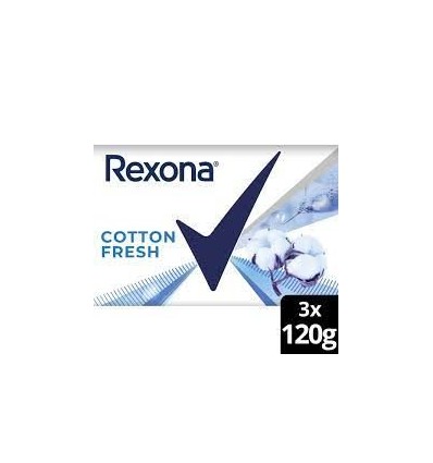 JABON REXONA COTTON FRESH 120G