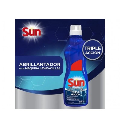 SUN ABRILLANTADOR LIQ TRIPLE ACCION 500ML