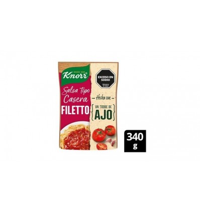KNORR SALSA FILETTO 340G (APTO VEGANO)