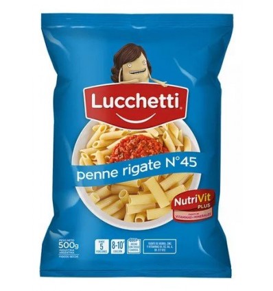 FIDEO LUCCHETTI PENE RIGATE Nª45 500G