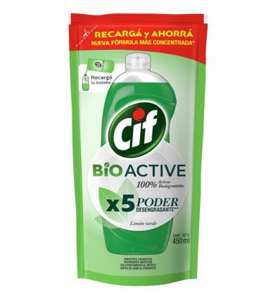 CIF DETERGENTE X5 PODER DESENG LIMA 450ML