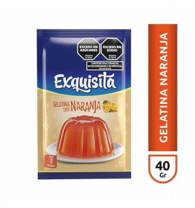 GELATINA EXQUISITA NARANJA 40 GRS