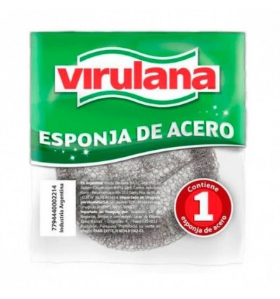 VIRULANA ESPONJA ACERO 22G