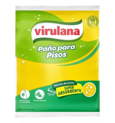 PAÑO PARA PISOS AMARILLO VIRULANA 