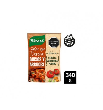 KNORR SALSA GUISOS Y ARROCES 340G (APTO VEGANO)