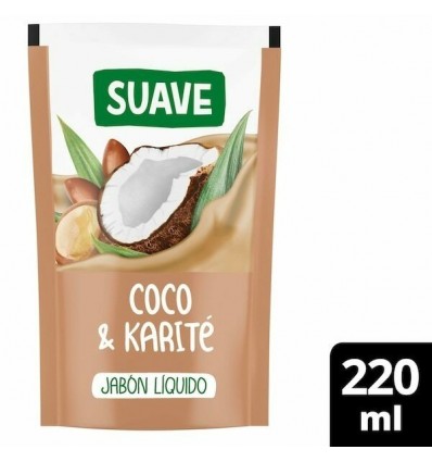 SUAVE JABON LIQUIDO COCO Y KARITE 220ML