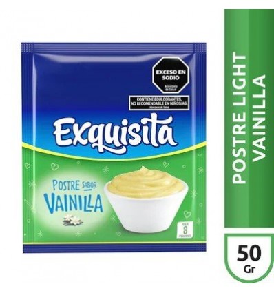 EXQUISITA POSTRE LIGHT VAINILLA 50G