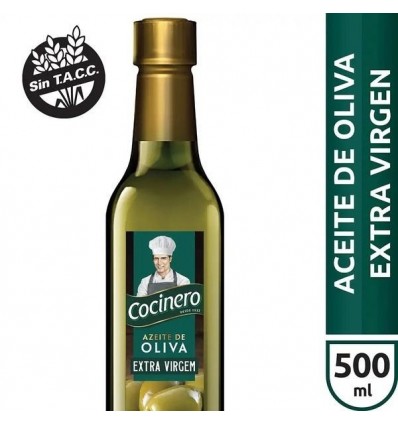 ACEITE COCINERO OLIVA EXTRA VIRGEN 500ML SIN TACC