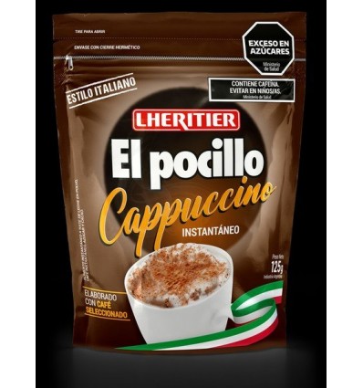 CAPPUCCINO EL POCILLO 125GRS DOYPACK