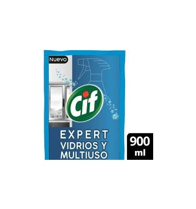 CIF EXPERT VIDRIOS Y MULTIUSO D/P 900ML