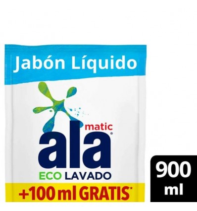 ALA LIQ BE ECOLAVADO MAXIMA BLANCURA DP 900ML 