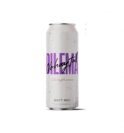 VINO DILEMA SPARKLY TINTO LATA 269 ML