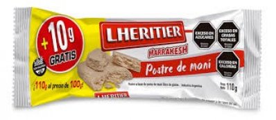 POSTRE DE MANI LHERITIER MARRAKESH 110G