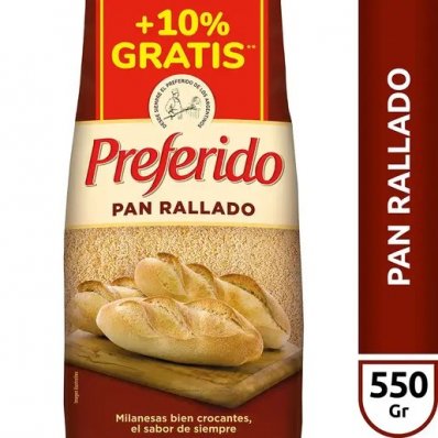 PREFERIDO PAN RALLADO 550G